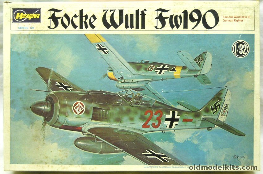 Hasegawa 1/32 Focke-Wulf FW-190 A5-A3 / A7-R3 / A8-R3 / G-3, JS060-400 plastic model kit
